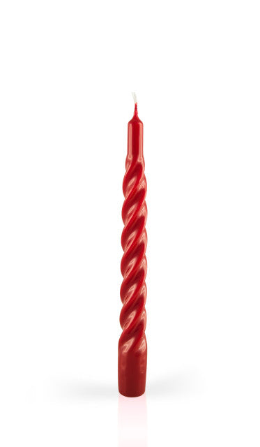 Candles With A Twist - 21 CM - Dark Red