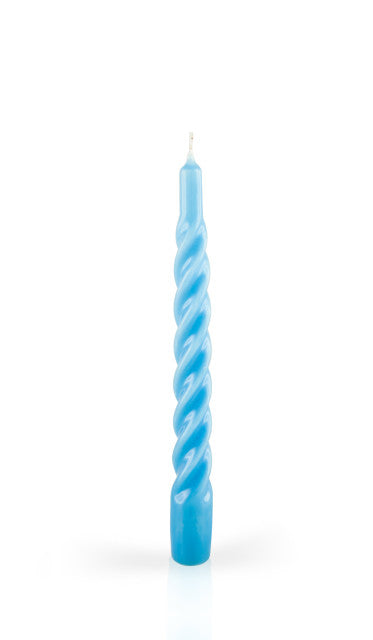 Candles With A Twist - 21 CM - Light Blue
