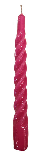 Snoede lys / Candles With A Twist - 21 CM - Raspberry