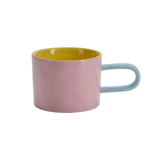 Miss Etoile - Mug with hank - Rose, yellow, blue