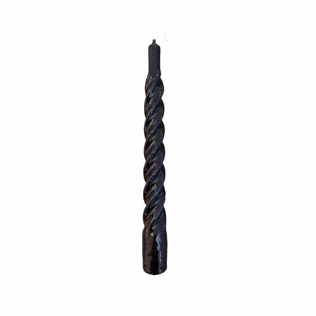 Candles With A Twist - 21 CM - Black