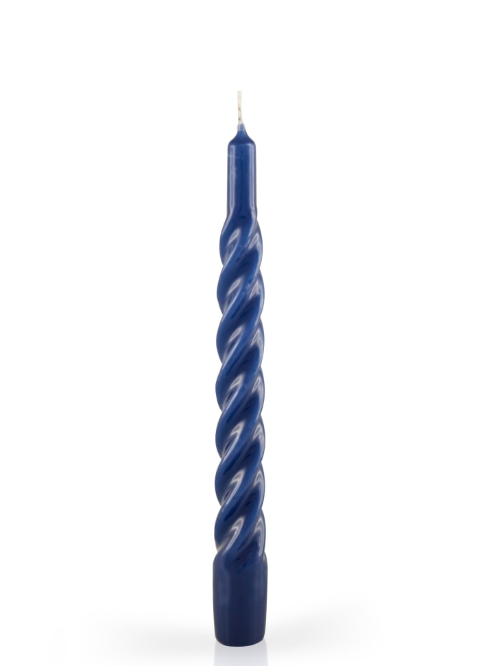 Candles With A Twist - 21 CM - Dark Blue
